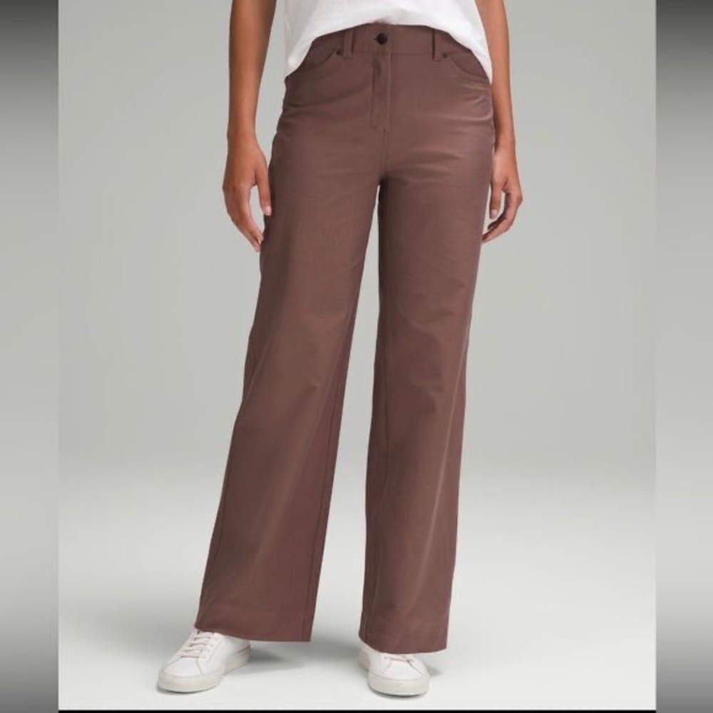 Lululemon City Sleek 5 Pocket High-Rise Wide-Leg Pant Full Length